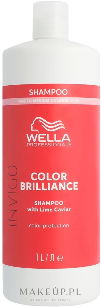 Защитный шампунь для окрашенных тонких волос Wella Professionals Invigo Brilliance Fine Hair, 300/500/1000 мл