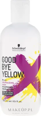 Нейтрализующий шампунь Schwarzkopf Professional Goodbye Yellow Neutralizing Shampoo, тонирующий, для блонда, 300 мл
