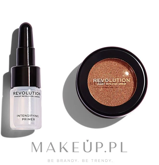 Набор для макияжа глаз Makeup Revolution Flawless Foils тени и база под тени 2 г + 2 мл, оттенок Conflict