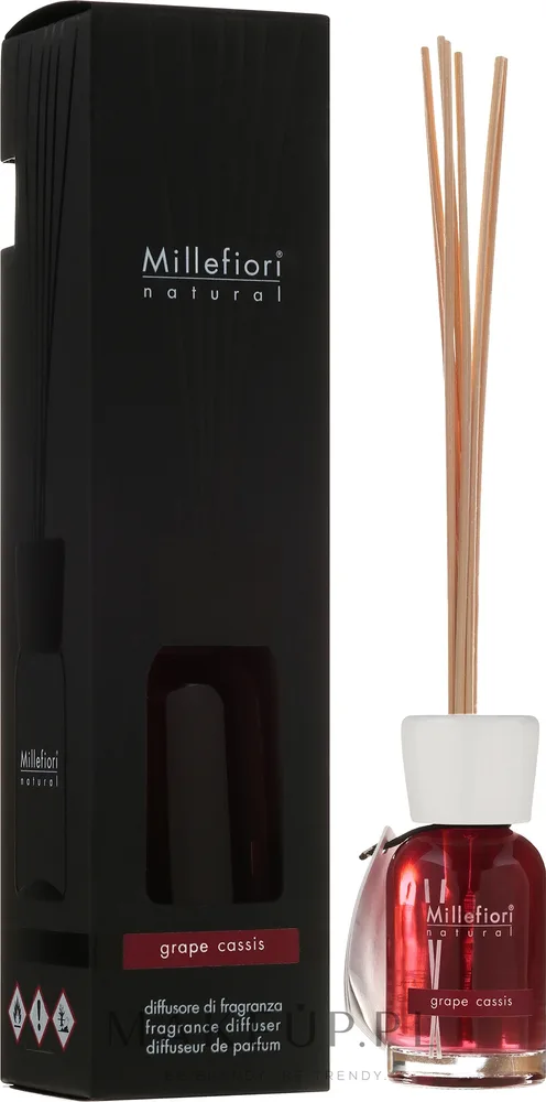 Ароматический диффузор Millefiori Milano Natural Grape Cassis