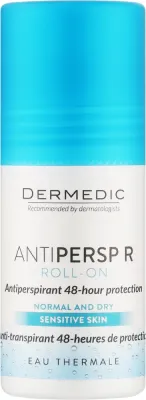 Дезодорант-антиперспирант Dermedic Antipersp R шариковый, для нормальной, сухой и чувствительной кожи, 60 г