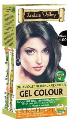 Краска для волос гелевая Indus Valley Gel Colour натуральная, с алоэ и хной