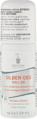 Дезодорант шариковый с серебром Bioturm Silver Fresh No.32