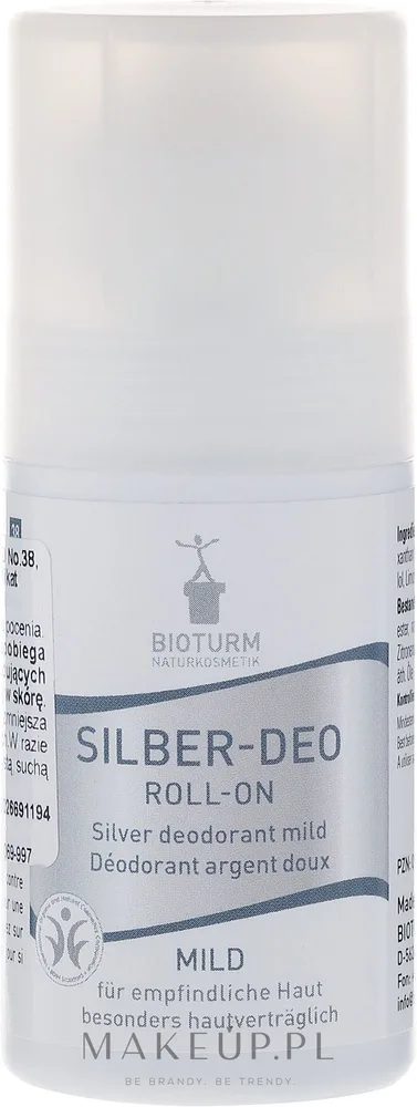 Дезодорант шариковый с серебром Bioturm Silver Mild No.38