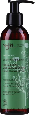 Najel Daily Care мыло алеппское жидкое с ромашкой и оливковым маслом для рук, лица и тела 200 мл
