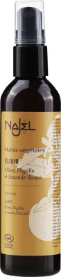 Эликсир с тремя маслами Najel Three Oils Elixir Soothing и Nourishing успокаивающий, питательный, для лица, тела и волос, 125 мл