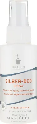 Bioturm Deodorants дезодорант-спрей Silber-Deo Intensiv Fresh No.86 с серебром и квасцами 50 мл, веганский, свежий аромат