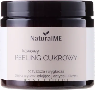 NaturalME NaturalME - Скраб сахарный кофейный для тела НатуралМи с маслом ши и макадамией, 200 мл