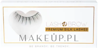 Накладные ресницы Lash Brow Premium Silk Lashes Natural Glam из волокна, имитирующего шелк, 2 шт