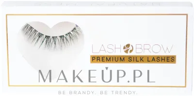 Накладные ресницы Lash Brow Premium Silk Lashes Natural Mess на бесцветной ленте, легкие, 2 шт