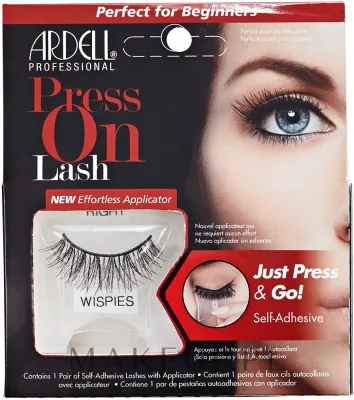 Накладные ресницы Ardell Press On Lash Wispies Black с аппликатором, 2 шт