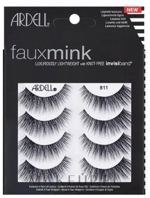 Накладные ресницы Ardell Faux Mink Multipack 811 многоразовые, четыре пары, 8 шт