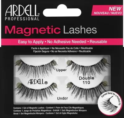 Накладные ресницы магнитные Ardell Magnetic Strip Lash Double 110 без клея, 4 шт