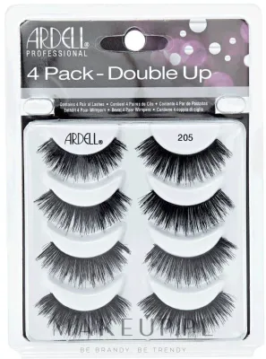 Накладные ресницы Ardell Double Up 4 Pack 205 Lashes лёгкие, 8 шт