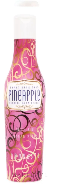 Молочко для загара в солярии с биокомпонентами Oranjito Max. Effect Pineapple, с экстрактом ананаса, 200 мл