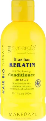 Кератиновый кондиционер для увеличения объёма волос G-synergie Brazilian Keratin с аргановым маслом, 300 мл