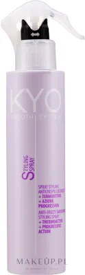 Разглаживающий спрей Kyo Smooth System против пушистости волос, с коллагеном и маслом ши, 200 мл