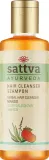 Травяной шампунь Sattva Mango для питания сухих, тусклых волос, 210 мл — фото 1