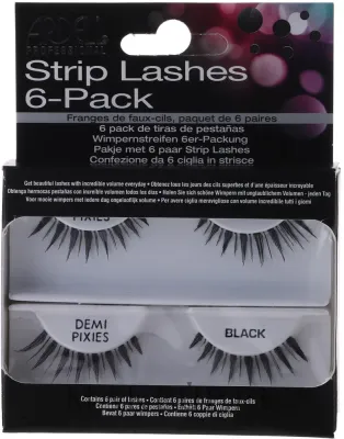 Накладные ресницы Ardell Strip Lashes 6-Pack на ленте, из натуральных волос, 6 пар, 12 шт