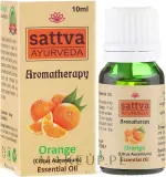 Эфирное масло апельсина Sattva Ayurveda 100% натуральное для ароматерапии и массажа 10 мл — фото 1
