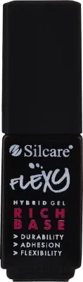 База для гель-лаков Silcare Flexy Rich Base Keratin + Vitamins, с кератином и витаминами, 4,5 г