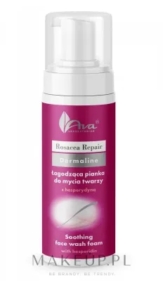 AVA Laboratorium AVA Laboratorium Rosacea Repair Dermaline - AVA Rosacea Repair успокаивающая пенка для умывания с гесперидином и центеллой для кожи с куперозом, 150 мл