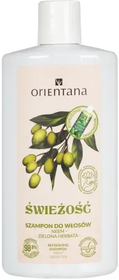 Шампунь против перхоти Orientana аюрведический, с нимом и зелёным чаем, 210 мл