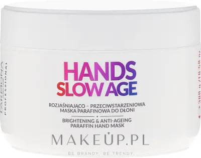 Маска парафиновая для рук осветляющая Farmona Professional Hands Slow Age, с кислотами AHA и экстрактом солодки, 300 г
