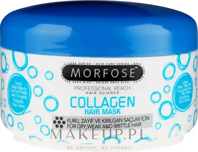 Маска для волос Morfose Buble Collagen коллагеновая, молочный протеин, 500 мл