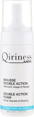 Пенка для лица и бритья Qiriness Men Double Action Foam двойного действия, для мужчин, 125 мл