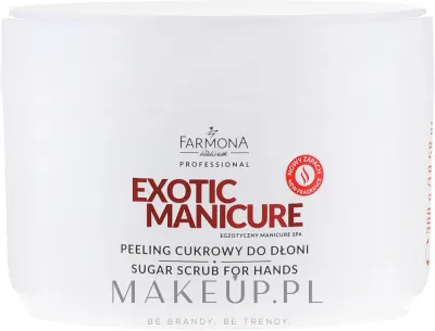 Скраб для рук сахарный Farmona Professional Exotic Manicure, с маслом ши, 300 мл