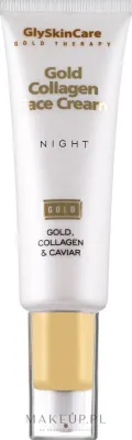 Крем для лица GlySkinCare Gold Collagen ночной с коллагеном и золотом для зрелой кожи 50 мл