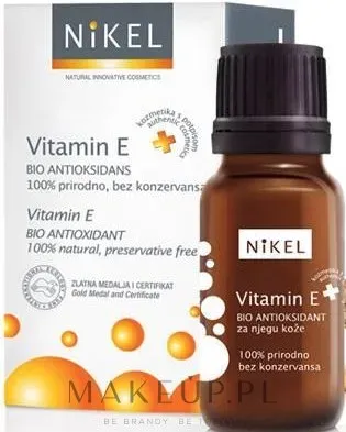 Антиоксидантная сыворотка для лица с витамином Е Nikel Vitamin E Bio Antioxidant, 10 мл