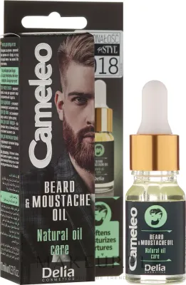 Масло для бороды Delia Cameleo Men с аргановым маслом и экстрактом алоэ, 10 мл