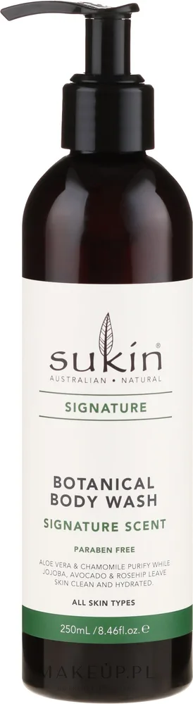Ботанический гель для душа Sukin Botanical Body Wash, 500 мл/ Сьюкин