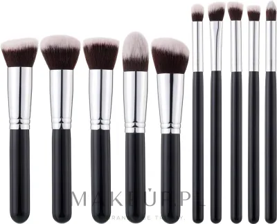 Набор кистей для макияжа Tools For Beauty в чехле 10 шт. разной толщины