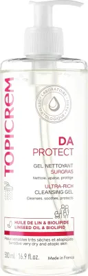 Гель очищающий Topicrem Atopic Skin AD Ultra-Rich Cleansing Gel ультрабогатый, для чувствительной кожи, 500 мл