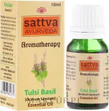 Эфирное масло Sattva Ayurveda Aromatherapy тулси базилик 10 мл — фото 1