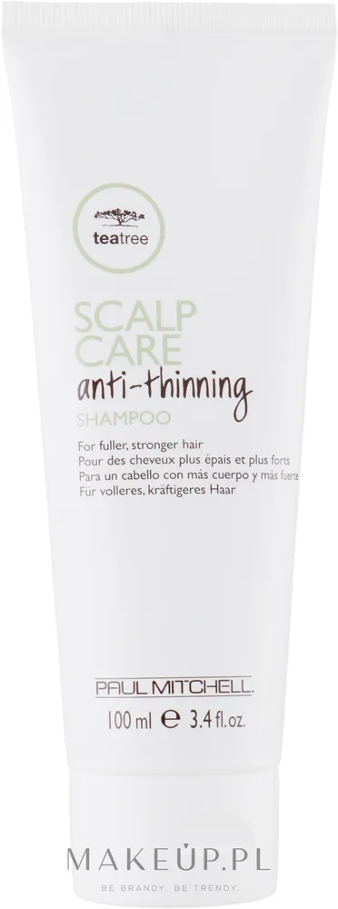 Шампунь против истончения волос Paul Mitchell Tea Tree Scalp Care Anti-Thinning Shampoo, для ухода за кожей головы, 300 мл / 1000 мл