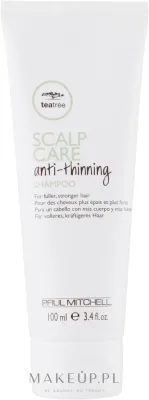 Шампунь против истончения волос Paul Mitchell Tea Tree Scalp Care Anti-Thinning Shampoo, для ухода за кожей головы, 300 мл