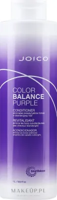 Фиолетовый кондиционер для тонирования светлых и седых волос Joico Color Balance Purple Conditioner