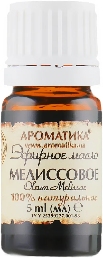 Эфирное масло Aromatika мелисса 10 мл