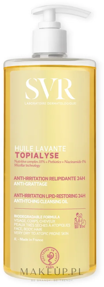 Мицеллярное масло для мытья SVR Topialyse для сухой кожи