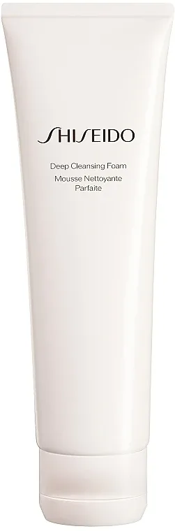 Shiseido Deep Cleansing Foam глубоко очищающая пенка для лица с микрогранулами, пионом и рисовым маслом, 125 мл