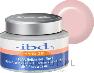 Гель для ногтей IBD Spa Hard Gel LED/UV Pink II строительный, розовый, для френча, 56 г