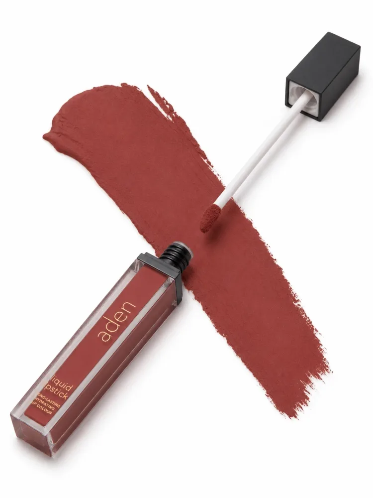 Жидкая помада для губ Aden Cosmetics Liquid Lipstick, оттенок 23 - Currant