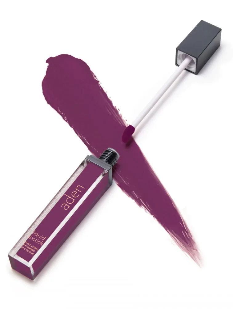 Жидкая помада для губ Aden Cosmetics Liquid Lipstick, оттенок 27 - Medusa