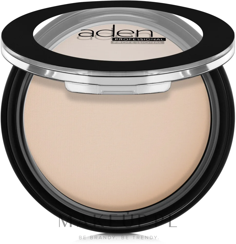 Матирующая компактная пудра Aden Cosmetics Silky Matt Compact Powder, 15 г, оттенок 04 - Fudge