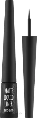 Жидкая подводка для глаз Aden Cosmetics Matte Liquid Liner водостойкая, матовая, 2,5 мл