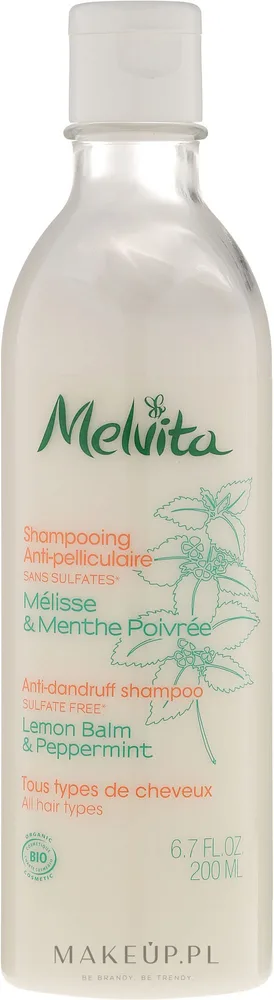Шампунь против перхоти Melvita Anti-dandruff Shampoo с мелиссой и мятой
